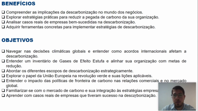Descarbonização no contexto empresarial – Screenshot 2