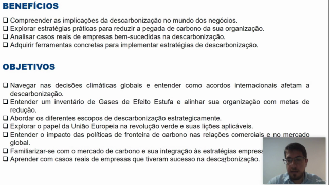 Descarbonização no contexto empresarial – Screenshot 3