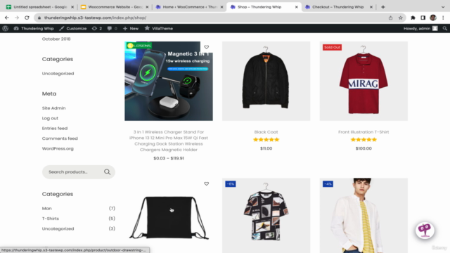 Building & Designing E-Commerce Store with WooCommerce - Screenshot_01