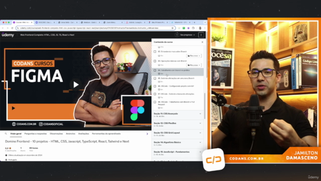 Web Frontend Completo: HTML, CSS, JS, TS, React e Next 2025 – Screenshot 2
