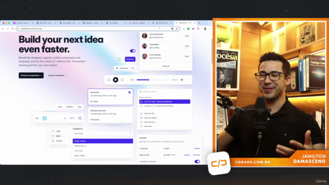 Web Frontend Completo: HTML, CSS, JS, TS, React e Next 2025 – Screenshot 4