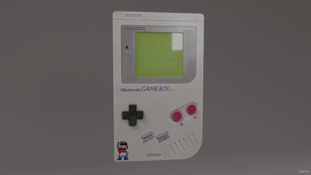 Creating a Nintendo GameBoy in Blender and Substance Painter – Screenshot 1