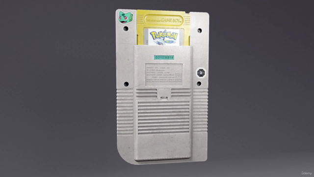 Creating a Nintendo GameBoy in Blender and Substance Painter – Screenshot 2