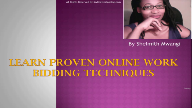 Learn Proven Online Work Bidding Techniques – Screenshot 1