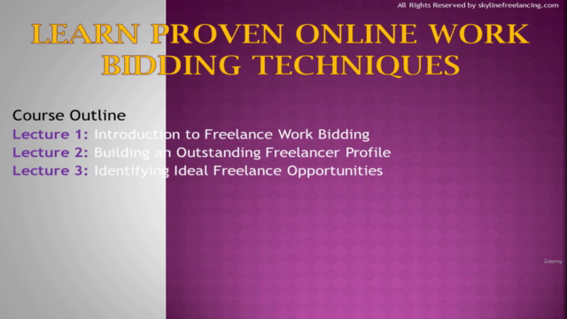 Learn Proven Online Work Bidding Techniques – Screenshot 2