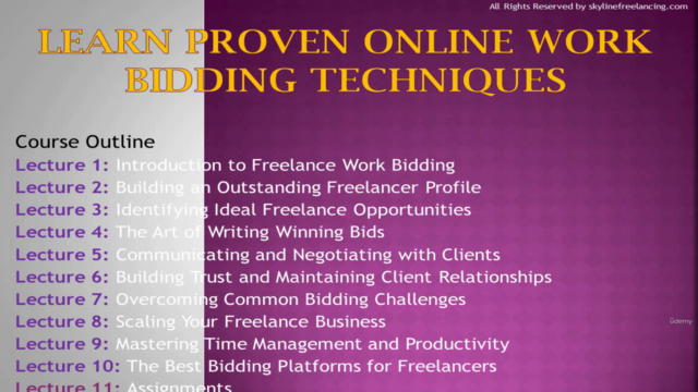 Learn Proven Online Work Bidding Techniques – Screenshot 4