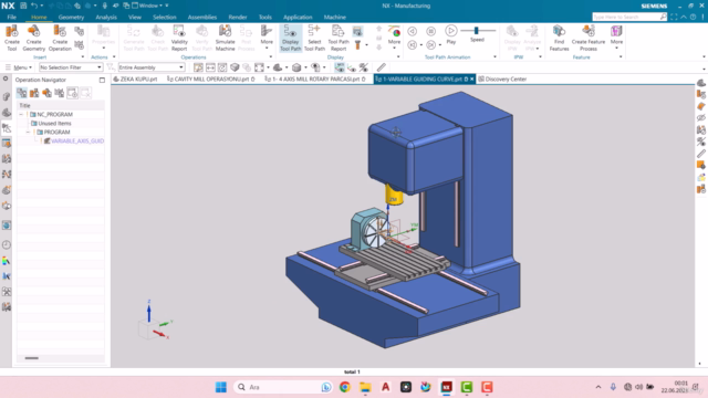 Siemens NX 2212 CAM Eğitim Seti – Screenshot 4