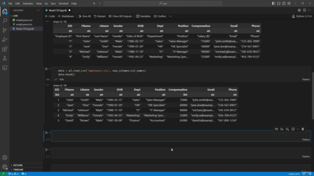 Data Analysis with Polars in Python – Screenshot 3