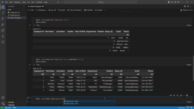 Data Analysis with Polars in Python – Screenshot 4