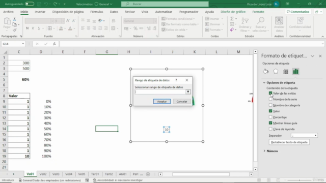 Gráficos e Indicadores en Excel – Screenshot 2