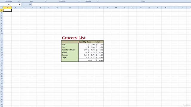 Excel - Starting From Scratch – Screenshot 4