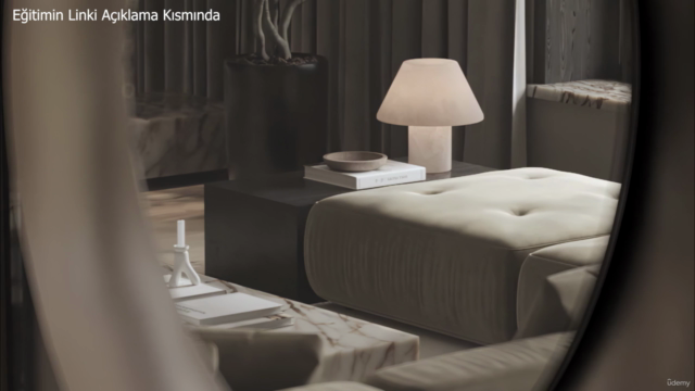 Masterclass Corona Renderer İç Mekan Render ve Animasyon – Screenshot 2