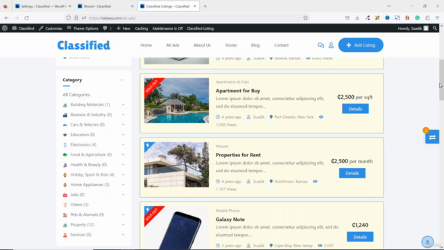 How to Make a Classified Listing Website with WordPress – Screenshot 4