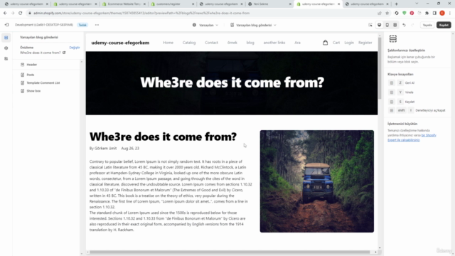 Shopify Tema Geliştirme Online Store 2.0 + TailwindCSS – Screenshot 4