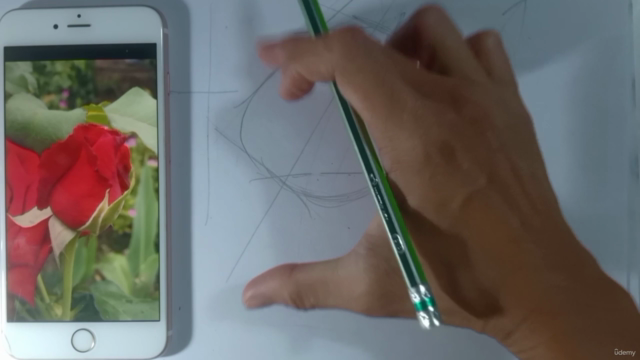 Draw a Red Rose in 3 Different Ways. – Screenshot 2