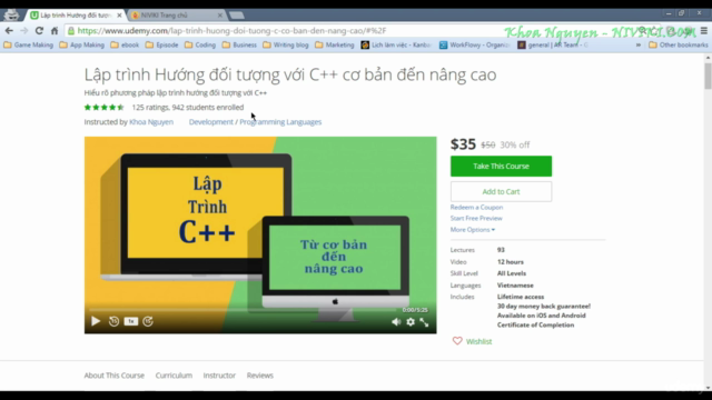 Lập trình Hướng đối tượng với C++ cơ bản đến nâng cao – Screenshot 4