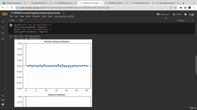 Forecasting Stock Market with ARIMA Model & Time Series – Screenshot 1