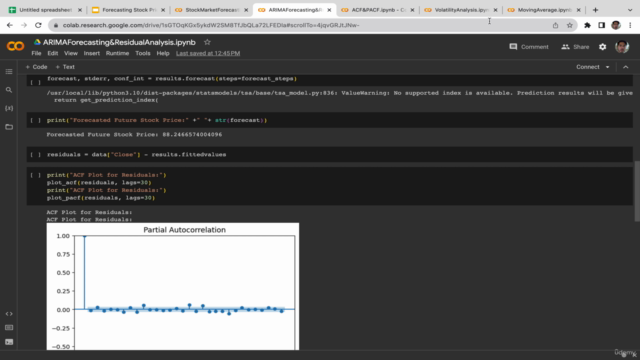 Forecasting Stock Market with ARIMA Model & Time Series – Screenshot 2