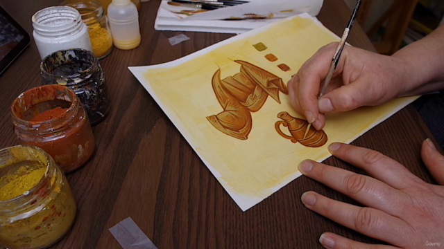 Byzantine Iconography Painting Series 1: Painting Basics (3) – Screenshot 4