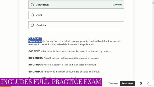 VMware Spring Certified Professional Mock Exam Test – Screenshot 2