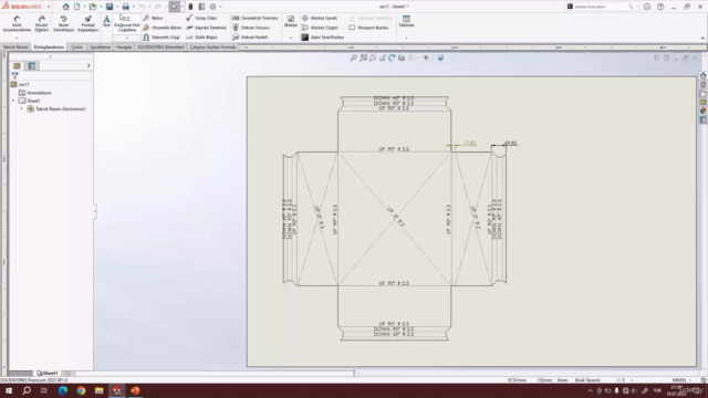 SolidWorks 2023 Sac Metal Eğitim Seti – Screenshot 2