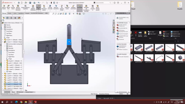 SolidWorks 2023 Sac Metal Eğitim Seti – Screenshot 4