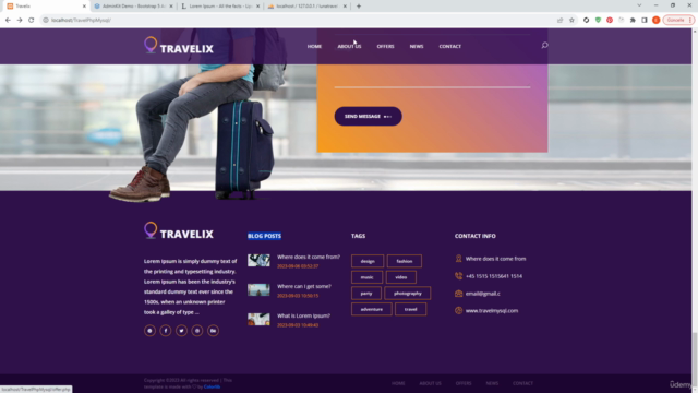 PHP ve MySQL 2023 : Tur ve Seyahat Websitesi Yapma PDO-MYSQL – Screenshot 3