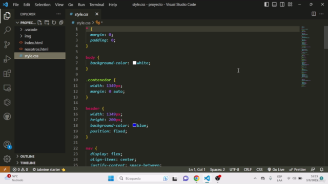 Desarrollo Web: HTML, CSS Y JS : Front End Web Development - Screenshot_01