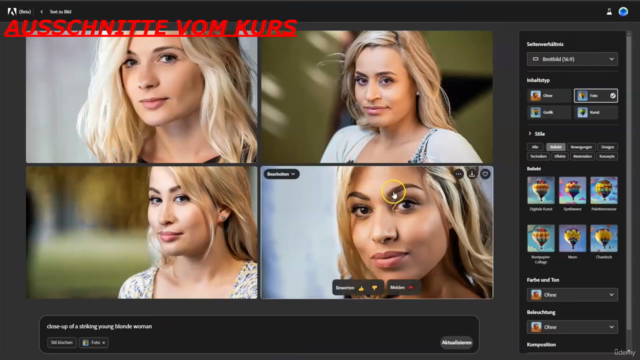 Adobe Firefly meistern: KI in Photoshop, Express & ChatGPT – Screenshot 3