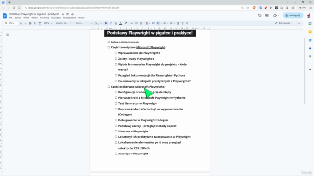 Podstawy Playwright + Python'a w pigułce i praktyce! – Screenshot 1
