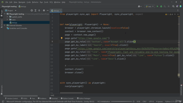 Podstawy Playwright + Python'a w pigułce i praktyce! – Screenshot 3