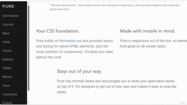 Crea Diseños Web Responsivo Con un Framework ligero – Screenshot 1