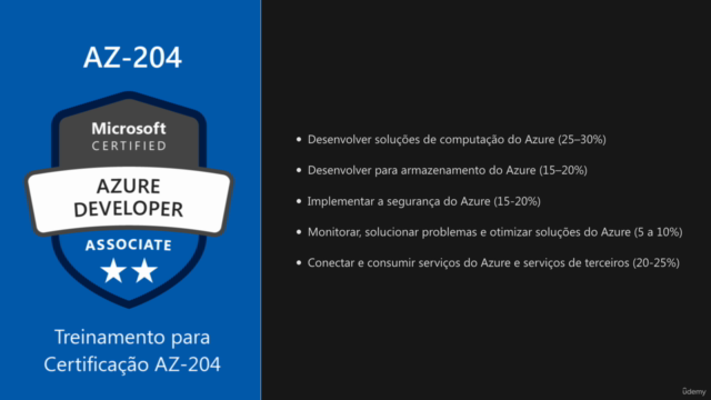 AZ-204 | Desenvolvendo Soluções para o Microsoft Azure 2025 – Screenshot 3