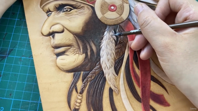 Leather carving Native Americans – Screenshot 4