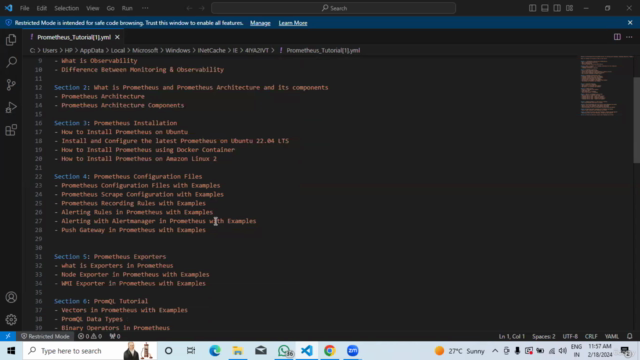 Monitoring, Observability and Alerting with Prometheus – Screenshot 2