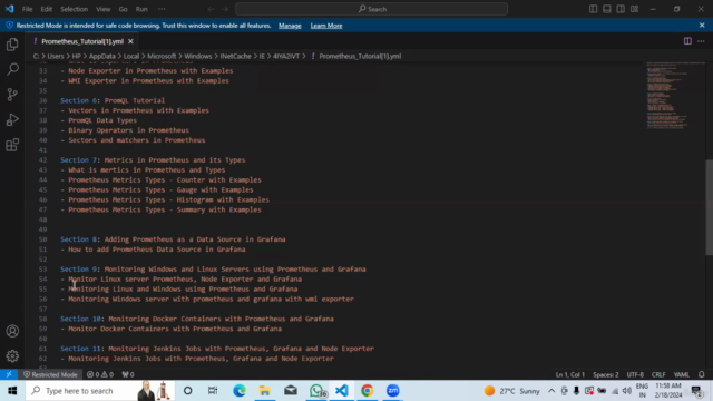 Monitoring, Observability and Alerting with Prometheus – Screenshot 4