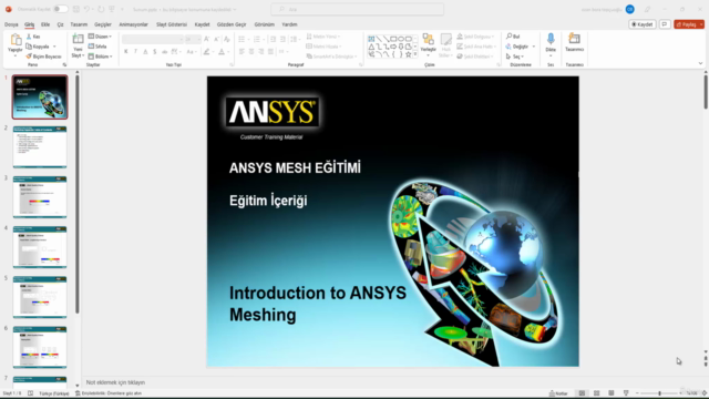 Ansys Mesh Eğitimi – Screenshot 1