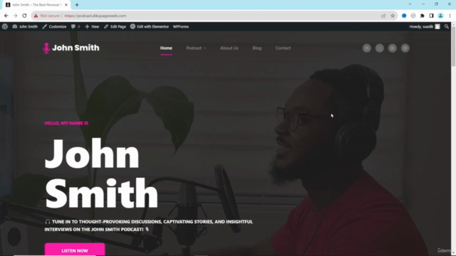 How to Make a Podcast Website with WordPress | Step-by-Step – Screenshot 1