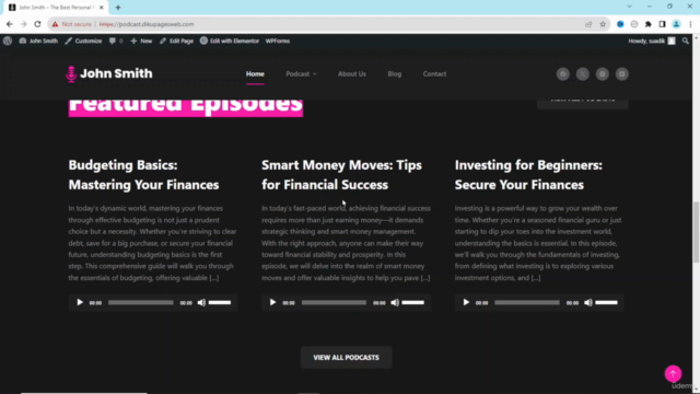 How to Make a Podcast Website with WordPress | Step-by-Step – Screenshot 2