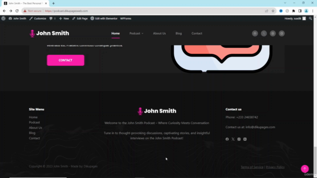 How to Make a Podcast Website with WordPress | Step-by-Step – Screenshot 3