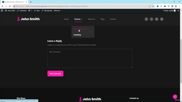 How to Make a Podcast Website with WordPress | Step-by-Step – Screenshot 4