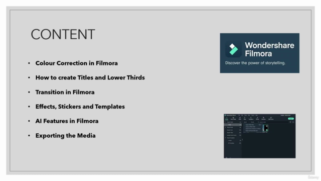 Learn Filmora for Video Editing Masterclass Course – Screenshot 3