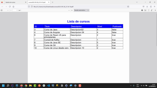 Curso completo de Spring Boot para principiantes – Screenshot 1