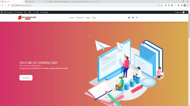 Sıfırdan Wordpress Teması Kodluyoruz.  TailwindCSS PHP JS – Screenshot 1