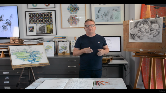 The School of Drawing: How to Draw Nature Masterclass – Screenshot 3
