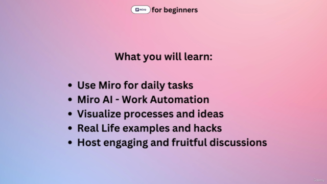 Miro Mastery for Consultant & Coach Mastery (incl. Miro AI) – Screenshot 3