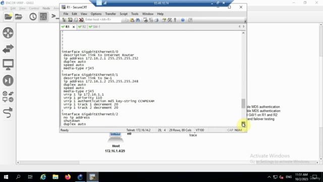 CCNP ENCOR 350-401 Certification Labs – Screenshot 1