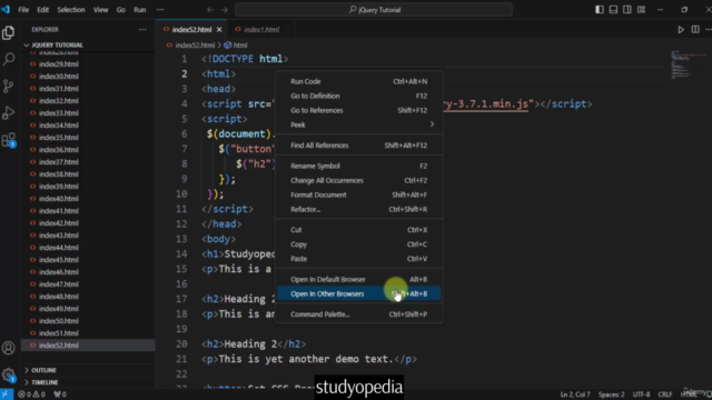 jQuery Course for Beginners – Screenshot 4