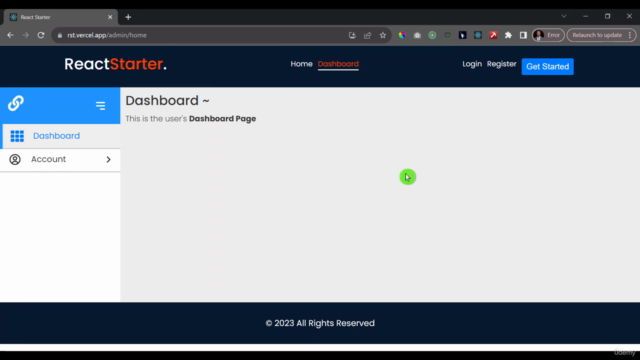 Ultimate React Template Course – Screenshot 2