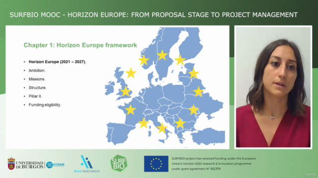 Horizon Europe: from proposal stage to project management – Screenshot 1